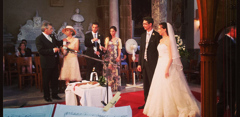 spartito musica matrimonio arpa violino